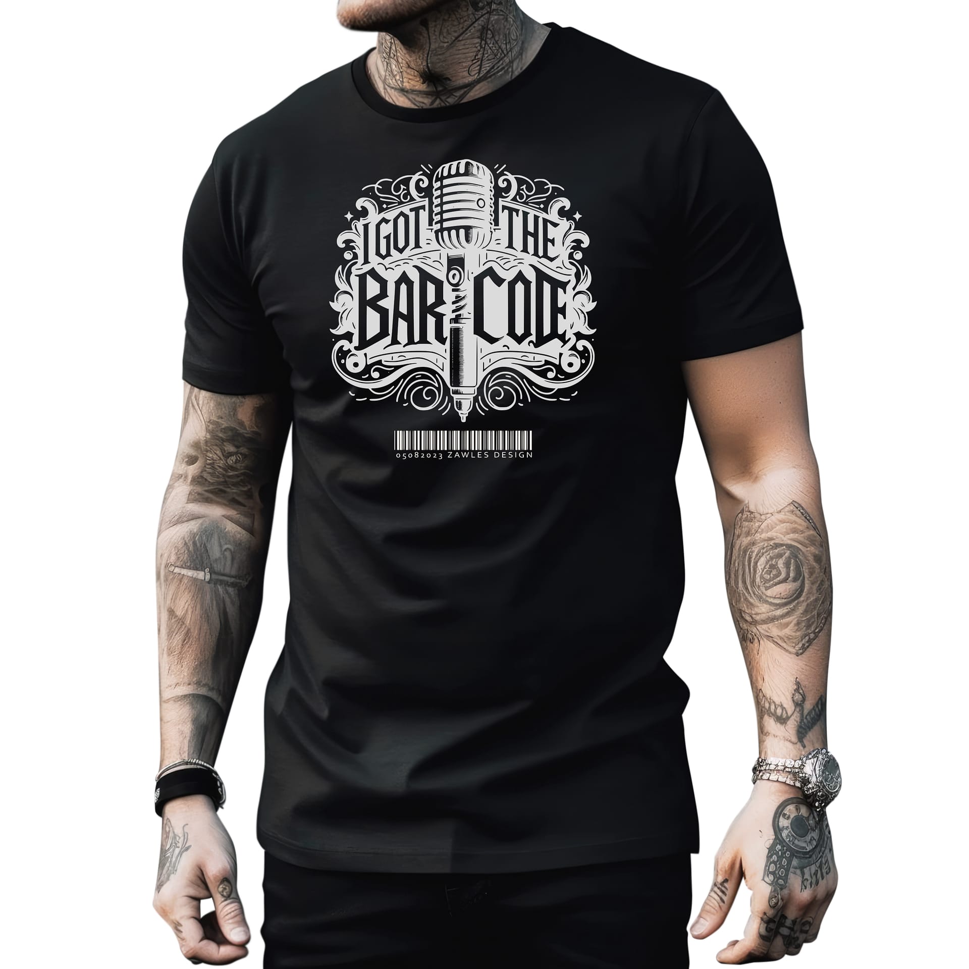 I Got The BarCoDE BY zAWLES dESIGNS I Got The BarCode: ie Lyrical Wordplay T-Shirt
