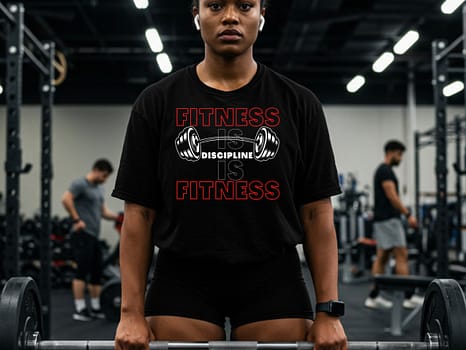 fitness is discipline tshirt