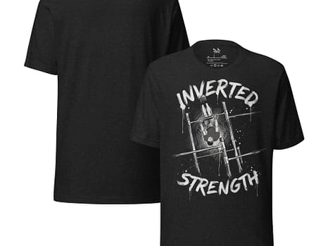 Zawles Inverted Deadlift Calisthenics Sketch Unisex t-shirt